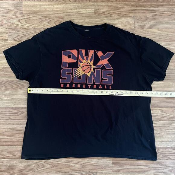 Phoenix Suns NBA T-Shirt XL | Fanatics Black Graphic Tee Booker Barkley Retro - Picture 4 of 5